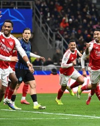 华体会app下载-欧冠综述：阿森纳3-1全胜领跑+送国米3连败 皇马6-1 曼城巴黎爆冷